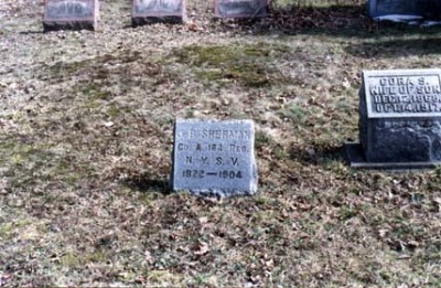 Grave of Joseph Byron Sherman.